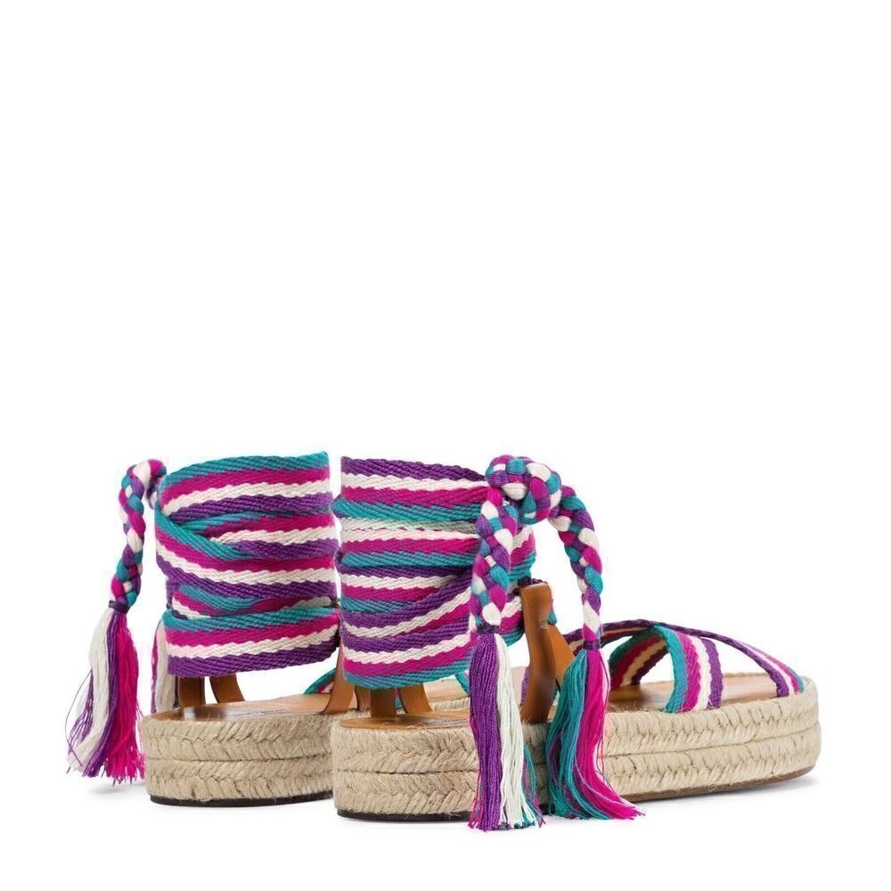 Isabel Marant Women Malay Espadrille Sandals Flatform EU 39 US 9 Pink Purple New - Picture 3 of 6